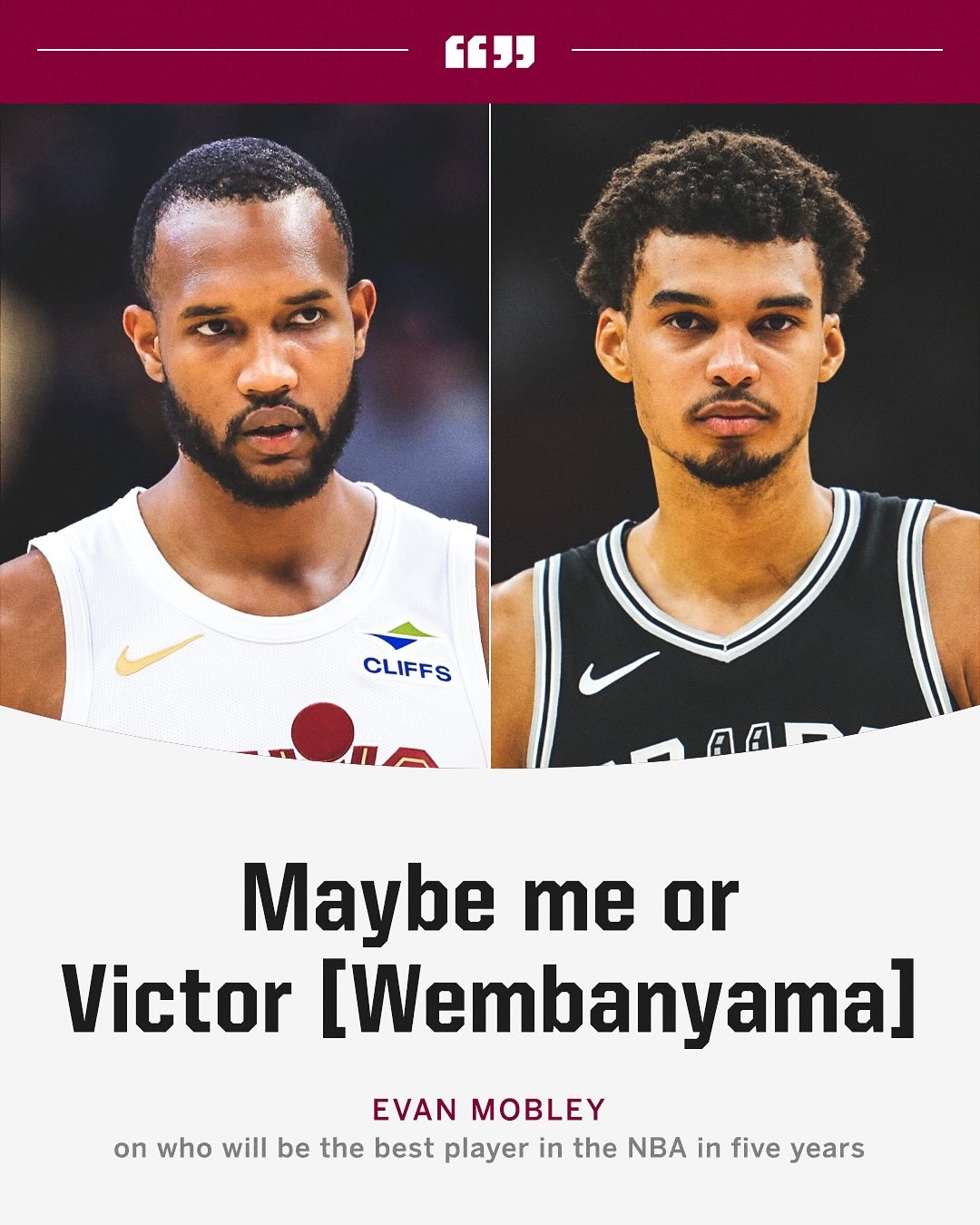  未來5年NBA最好的球員會是誰？莫布里：可能是我或者文班亞馬